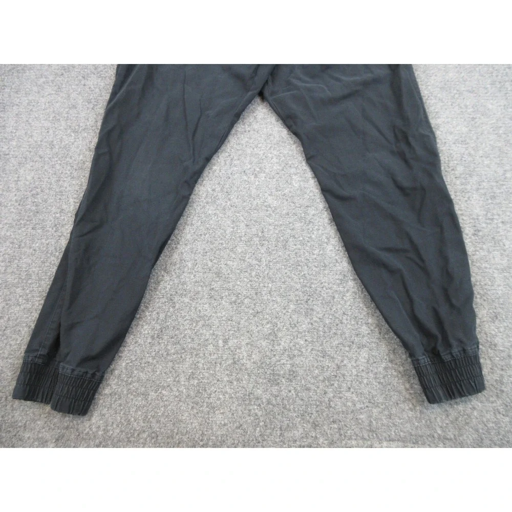 Nike Pants Mens XL Black Air Joggers Elastic Waist Cuffed Logo Woven Panels